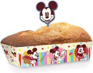 Set di 10 Stampi in Carta per Mini Torte Mickey Mouse Disney Cake