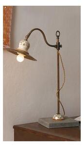 LAMPADA DA TAVOLO IN OTTONE