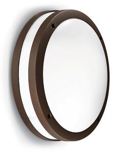 PLAFONIERA/APPLIQUE ROTONDA D28 DA ESTERNO IP54 2XE27 CORNICE DISPONIBILE IN 4 COLORI