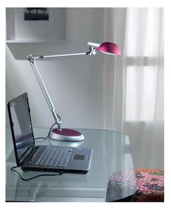 LUCKY LAMPADA DA TAVOLO A LED 5W IN TRE COLORI NERO ROSSO ALLUMINIO