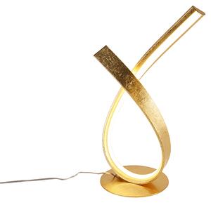 Lampada da tavolo design oro 38,5 cm LED dimmer - BELINDA
