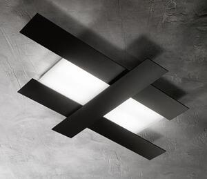 DOHA LAMPADA DA SOFFITTO MEDIA A LED 40W 3000K FASCE COLORATE IN 3 FINITURE COLORE