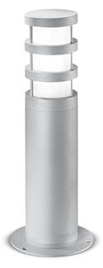 PALO ESTERNO ALTEZZA 40 CM DIFFUSORE IN VETRO GRIGIO ALLUMINIO O ANTRACITE IP54