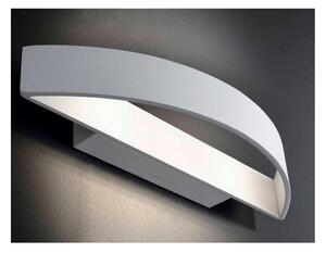 CLEO GRANDE APPLIQUE IN METALLO BIANCO CON LED DA 18W 1530 LUMEN