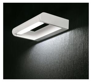 TUBE LED 12W APPLIQUE IN ALLUMINIO VERNICIATO DI BIANCO ORIENTABILE