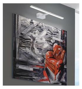 ELEGANCE APPLIQUE BIANCA O CROMO PER SOPRA SPECCHIO QUADRO 16W LED CM 67