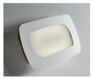 STONE APPLIQUE PICCOLO METALLO BIANCO LAMPADINE ATTACCO GX53 MODERNO