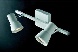 TORCIA 2 APPLIQUE PLAFONIERA BIANCO O MOKA DIREZIONABILE DI ILLUMINANDO LAMPADINE LED INCLUSE