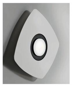 DEMETRA 1 BIANCA APPLIQUE PLAFONIERA CON ANELLO IN VARI COLORI LAMPADINA LED SOSTITUIBILE