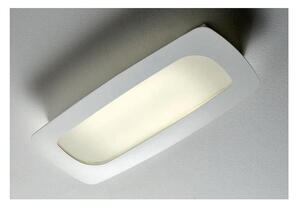 STONE APPLIQUE PLAFONIERA GRANDE METALLO BIANCO LAMPADINE ATTACCO GX53 MODERNO