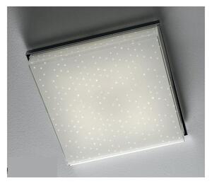 BRILLA PLAFONIERA MEDIA LED INTEGRATO EFFETTO CIELO STELLATO MONTATURA CROMO LUCIDA