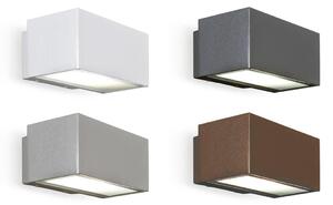 BACH APPLIQUE ESTERNO IP54 BIANCO,RUGGINE,ANTRACITE O GRIGIO MODERNO 1XE27 ECONOMICO