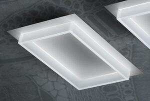 SQUARE R50 PLAFONIERA RETTANGOLARE 22 COLORI CM 50X35 LED INTEGRATO 36W MODERNA DI PROMOINGROSS