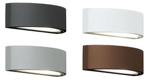 LENTE APPLIQUE ESTERNO ANTRACITE RUGGINE BIANCO O GRIGIO IP54 MODERNO LAMPADINA LED SOSTITUIBILE