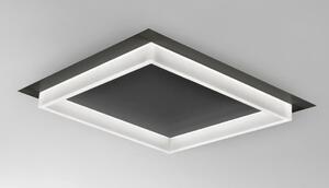 SQUARE Q65 PLAFONIERA QUADRATA 65X65 CM LED 50W MODERNA 22 COLORI DI PROMOINGROSS