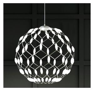 WELL S60 LAMPADARIO SOSPENSIONE DIAMETRO 60 CM LED 72W DIMMERABILE MODERNO BIANCO