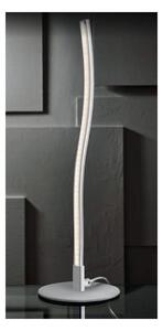 ANELLI LAMPADA DA TAVOLO AD ONDA MODERNA IN METALLO BIANCO LED 5W LUCE 3000K DI ILLUMINANDO