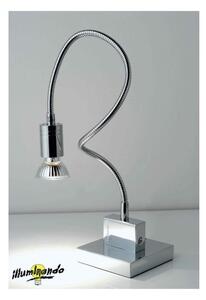 GINEVRA FLEX LAMPADA DA TAVOLO CON BRACCIO FLESSIBILI IN METALLO CROMATO