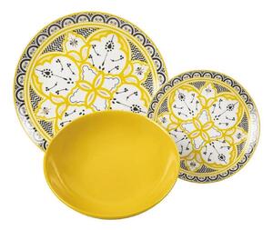 Servizio piatti da tavola in porcellana set da 18 posti Marocco