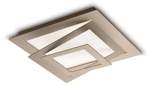 SKY PLAFONIERA QUADRATA ULTRAMODERNA CON LED DA 30W IN METALLO BIANCO O SABBIA DI ILLUMINANDO