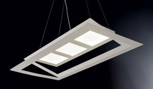 SKY LAMPADARIO A SOSPENSIONE ULTRAMODERNO CON BIEMISSIONE DI LUCE BIANCO O SABBIA DI ILLUMINANDO