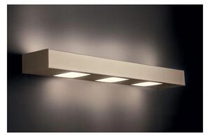 UP DOWN APPLIQUE CM 60 IN METALLO BIANCO, ANTRACITE O SABBIA CON BIEMISSIONE DI LUCE DI ILLUMINANDO