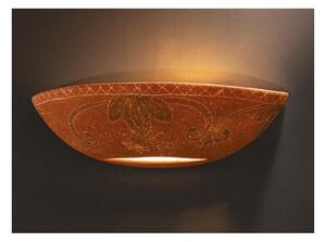 APPLIQUE CLASSICA IN TERRACOTTA DECORATA MADE IN ITALY DELLA IMAS