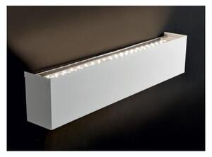 LEI LAMPADA DA PARETE MISURA GRANDE IN METALLO BIEMISSIONE DI LUCE 4 FINITURE COLORE