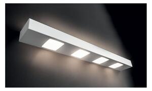 UP DOWN APPLIQUE CM 77 IN METALLO BIANCO, ANTRACITE O SABBIA BIEMISSIONE DI LUCE DI ILLUMINANDO