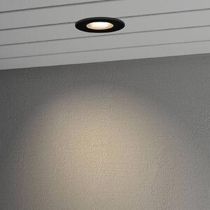 Konstsmide Spot LED incasso 7875, soffitti esterni nero