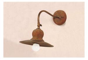 APPLIQUE IN OTTONE E CERAMICA DECORATA A MANO IN STILE RUSTICO PRODOTTO IN ITALIA DALLA IMAS
