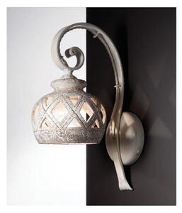 APPLIQUE A LANTERNA RUSTICA IN TERRACOTTA INTAGLIATA PRODOTTA A MANO IN ITALIA