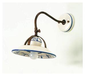 APPLIQUE VINTAGE IN TERRACOTTA DECORATA A MANO PRODOTTO IN ITALIA DALLA IMAS