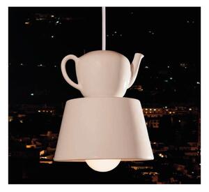 LAMPADARIO VINTAGE CON TEIERA IN CERAMICA FATTO A MANO MADE IN ITALY DELLA IMAS