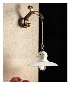 APPLIQUE IN STILE RUSTICO CON PIATTO IN TERRACOTTA INTAGLIATA PRODOTTO IN ITALIA DALLA IMAS