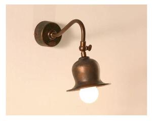 APPLIQUE RUSTICA IN OTTONE INVECCHIATO CON SNODO MADE IN ITALY DELLA IMAS