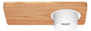 BEEBO FARETTO ORIENTABILE LED 11W LUCE 3000K MODERNO IN METALLO BIANCO O NERO OPPURE IN LEGNO