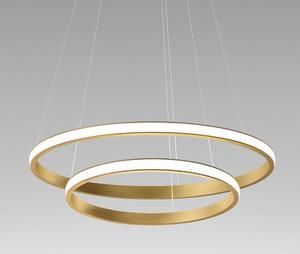 IOLE S2 SOSPENSIONE MODERNA 2 ANELLI LUCE LED 42W LUCE 3000K 3 COLORI