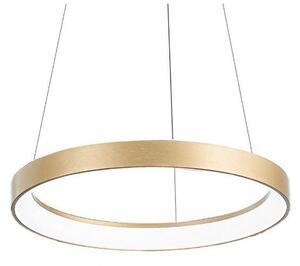 KRIZIA SM SOSPENSIONE MODERNA CON ANELLO D58 LED 50W LUCE DIMMERABILE BIANCO O ORO DELLA GEA LUCE