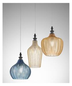 CLEOFE S3 SOSPENSIONE VINTAGE CON VETRI 3 COLORI DECORATI A RILIEVO DELLA GEA LUCE