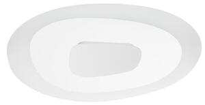 ANTIGUA PLAFONIERA APPLIQUE DIAMETRO 80,5 A LED 46W LUCE DIFFUSA BIANCO E VETRO TRASPARENTE