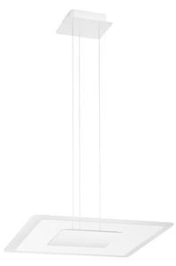 ARUBA SOSPENSIONE MODERNA BIANCA CON DOPPIA EMISSIONE LUCE LED 40W LUCE 3000K