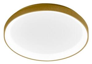 KRIZIA PM PLAFONIERA MODERNA AD ANELLO D48 LED 38W LUCE DIMMERABILE BIANCO,NERO O ORO DELLA GEA LUCE