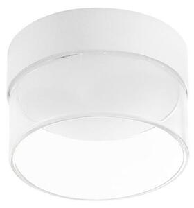 CRUMB PICCOLA PLAFONIERA D10 CON LED 10W LUCE 3000K BIANCA O NERA DELLA LINEA LIGHT