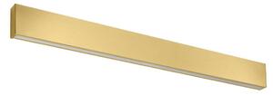BOX W1 APPLIQUE MONOEMISSIONE LED 41W LUNGH 92CM IN RAME O OTTONE SPAZZOLATO LUCE 2700K-3000K