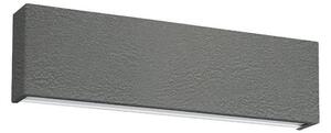 BOX W1 APPLIQUE MONOEMISSIONE MODERNA LED 14W LUNGH 32CM FINITURA CEMENTO LUCE 2700K-3000K-4000K