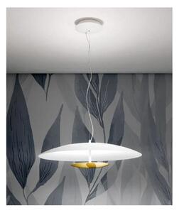 HORIZON SOSPENSIONE MODERNA LED 34W LUCE 3000K CON DETTAGLI ORO O CROMO DELLA LINEA LIGHT