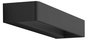 METAL LAMPADA DA PARETE MODERNA LED 11W LUCE 3000K BIANCA O NERA DELLA LINEA LIGHT