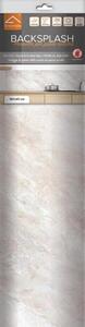 Sticker paraschizzi adesivo Backsplash marble 180x45 cm beige