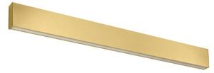 BOX W2 APPLIQUE LED 41W BIEMISSIONE MODERNA LUNGH 92CM RAME O OTTONE SPAZZOLATO LUCE 2700K-3000K